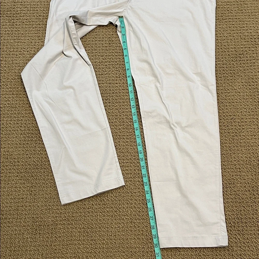 Adidas Men's Go-To- Five-Pocket Tapered Fit Golf Pants size 38 W/ 32 L Cream
